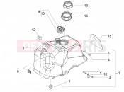 PIAGGIO X9 500 Evolution ABS Fuel tank