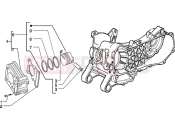 PIAGGIO Cylinder-piston-wrist pin, assy