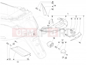 PIAGGIO Zip 50 4T hátsó lámpa - irányjelző