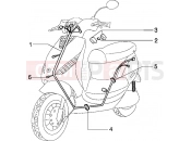 PIAGGIO Zip elettrico cable harness