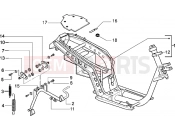 PIAGGIO Zip elettrico chassis-central stand