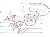 PIAGGIO Zip elettrico Headlamp-Fairing-Meter combination