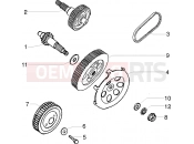PIAGGIO Zip elettrico hub gears
