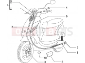 PIAGGIO Zip elettrico transmissions brakes - speedometr (kms)
