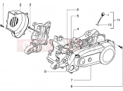 PIAGGIO Clutch cover-scrool cover