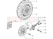 PIAGGIO Front wheel