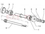PIAGGIO Front wheel component parts