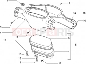 PIAGGIO Speedometers kms.-Handlebar covers