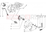 PIAGGIO Starting motor-starter lever