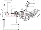 PIAGGIO Zip 50 RST hengerfej