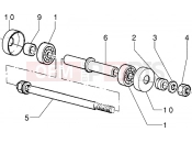 PIAGGIO Front wheel component parts