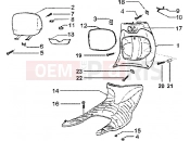 PIAGGIO Front glove compartement-rubber mat