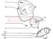 PIAGGIO Rear tail lamp-rear guard