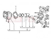 PIAGGIO Cylinder-piston-wrist pin, assy