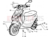 PIAGGIO bowdenek