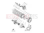 YAMAHA YFM 250 Big Bear YFM250 YFM25BW BIG BEAR 1P09 2007 CLUTCH