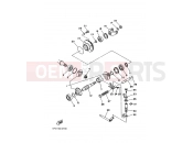 YAMAHA YFM 250 Big Bear YFM250 YFM25BW BIG BEAR 1P09 2007 MIDDLE DRIVE GEAR