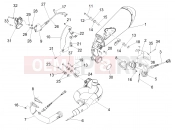 APRILIA Caponord 1200 Exhaust pipe