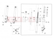 APRILIA Caponord 1200 Front fork Sachs