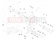 APRILIA Caponord 1200 Rear wheel