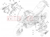 APRILIA Caponord 1200 Side fairing