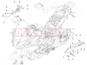 APRILIA Caponord 1200 Central body
