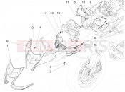 APRILIA Caponord 1200 Front fairing
