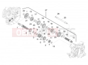 APRILIA Caponord 1200 Gear box - Gear assembly