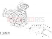 APRILIA Caponord 1200 Gear lever