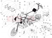 APRILIA Caponord 1200 Rally Central electrical system