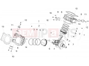 APRILIA Caponord 1200 Rally USA Cylinder - Piston