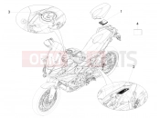 APRILIA Caponord 1200 Rally USA Plate set / Various