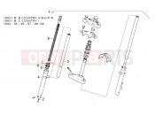 APRILIA Classic / Red Rose 50 front fork 93-99 - rh sleeve