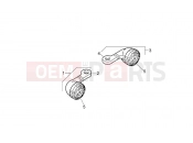 APRILIA Classic / Red Rose 50 front turn indicator