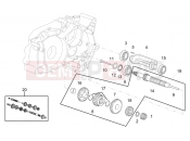 APRILIA Classic / Red Rose 50 primary gear shaft 5 speed