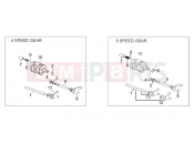 APRILIA Classic / Red Rose 50 shift cam