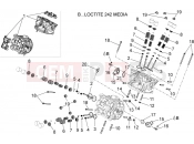APRILIA Dorsoduro 1200 Cylinder head - valves