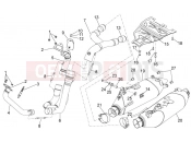 APRILIA Dorsoduro 1200 Exhaust unit