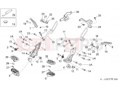 APRILIA Dorsoduro 1200 Foot rests