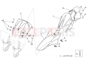 APRILIA Dorsoduro 1200 Front body - Front mudguard