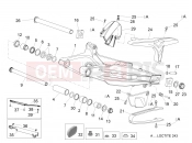 APRILIA Dorsoduro 1200 Swing arm