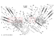 APRILIA Dorsoduro 750 ABS Cylinder head - valves
