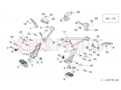 APRILIA Dorsoduro 750 ABS Foot rests