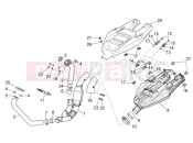 APRILIA Dorsoduro 750 ABS Exhaust unit