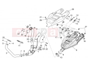 APRILIA Dorsoduro 750 Exhaust unit