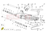 APRILIA Dorsoduro 750 Swing arm