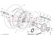 APRILIA Dorsoduro 750 Factory ABS / NO ABS Rear wheel