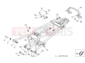 APRILIA Dorsoduro 750 Factory ABS / NO ABS Saddle support