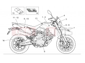 APRILIA Dorsoduro 750 Factory ABS / NO ABS Decal -Toolkit