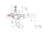 APRILIA Dorsoduro 750 Factory ABS / NO ABS Fuel tank